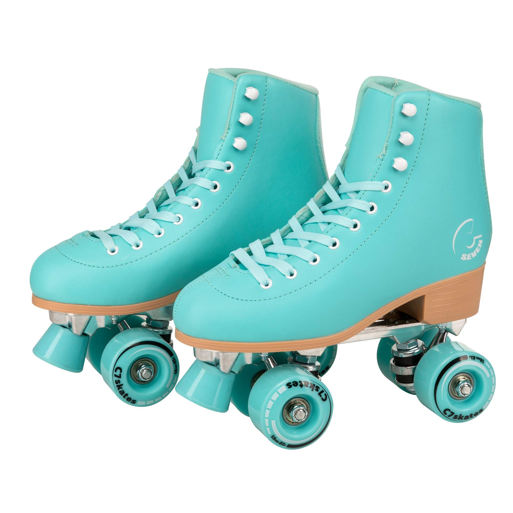 C SEVEN C7skates Cute Roller Skates for Girls and Adults (Sugarplum, Womens 6 / Youth 5 / Mens 5)
