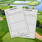 Craftsman Golf 10Pcs 6.3 X 4 Inch Golf Score Sheet Golf Scorecards Record Score Keeper Card Track Golf Stats