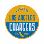 Rico Industries Nfl Football Los Angeles Chargers Classic Shape Cut Pennant - Home And Living Room D  Cor - Soft Felt Ez To Hang