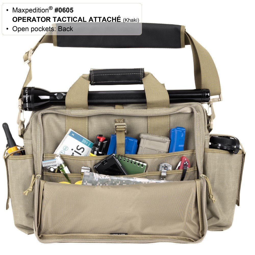 Maxpedition Operator Tactical Attache, Black