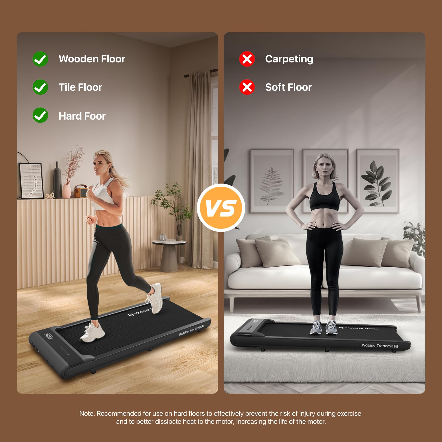 Mobvoi Smart Ai Treadmill Ultra/Se Walking Pad Treadmills Under Desk Running Machine Compact Portable Ticsports App For Home Off