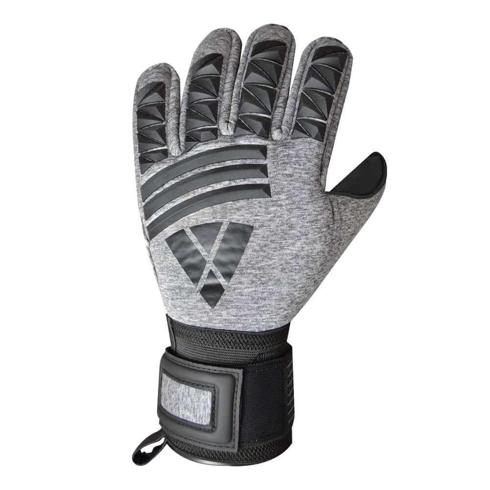 Vizari Pasadena F.P. Goalkeeper Gloves W/ Finger Protection – Black/Silver