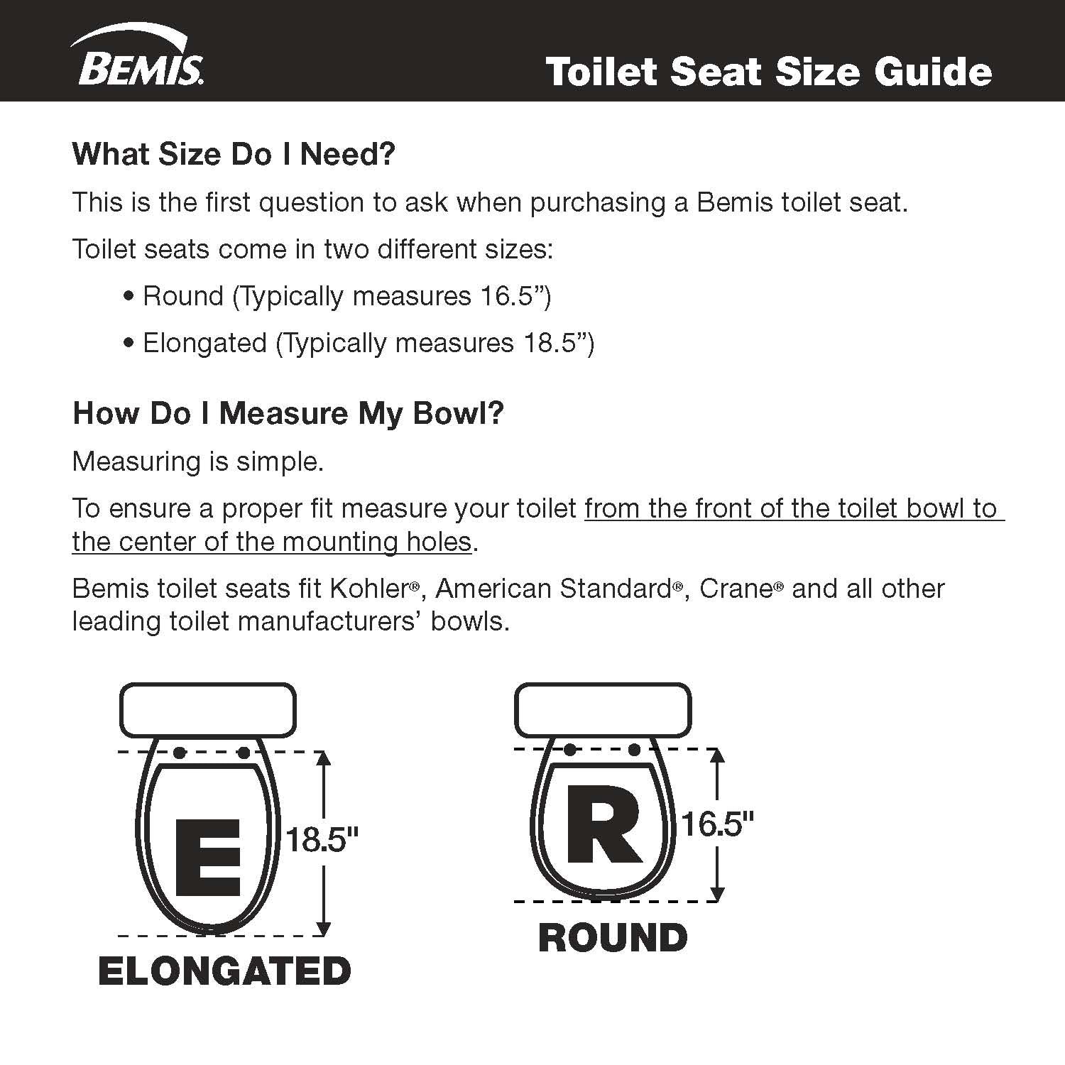 Toilet Seat Rnd Comm Wh (Pack Of 1)