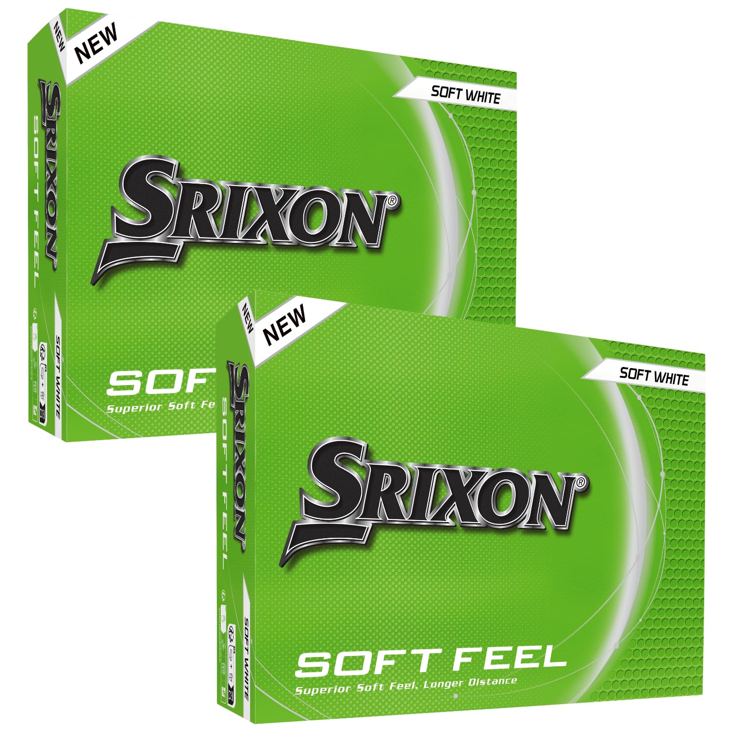 Srixon Soft Feel Golf Balls, Soft Feel 14, (24 Pack), White
