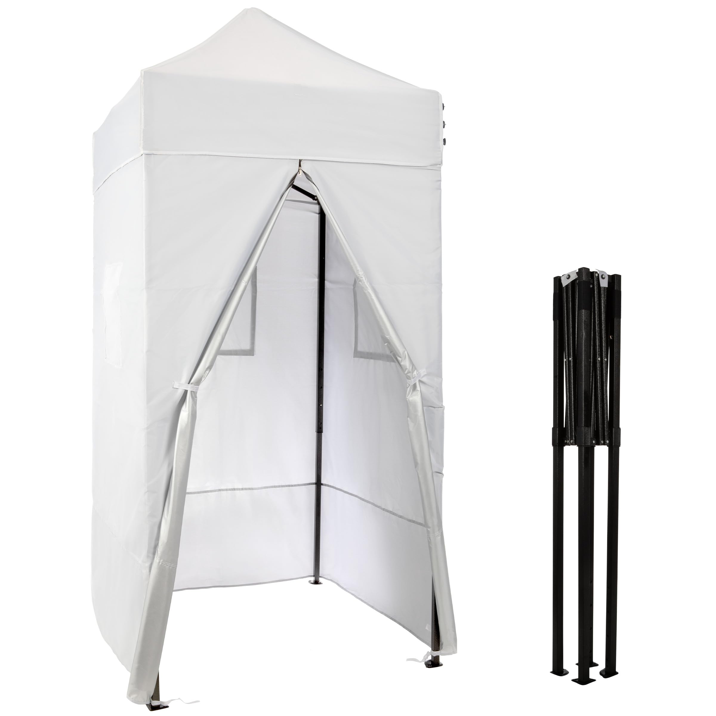 Pop Up Changing Tent - Adjustable 8ft-9ft Height Steel Frame Privacy Tent, Pool Cabana or Portable Changing Room for Camping Toi