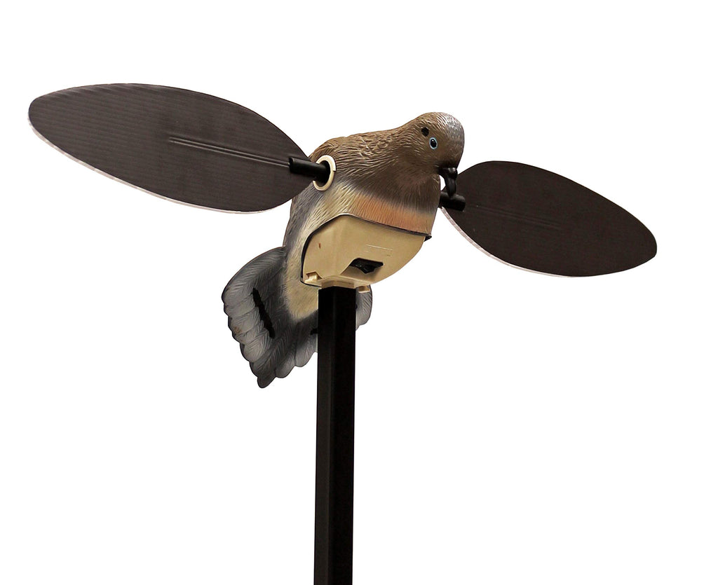Mojo Outdoors Elite Series Dove Decoy - Ultra Realistic Motion Spinning Wing Decoy With Magnetically Attached Wings And Drop-In 