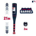 Franklin Sports Mlb 21'' Soft Sport Bat & Ball - Blue - Lightweight Kids Bat + Ball