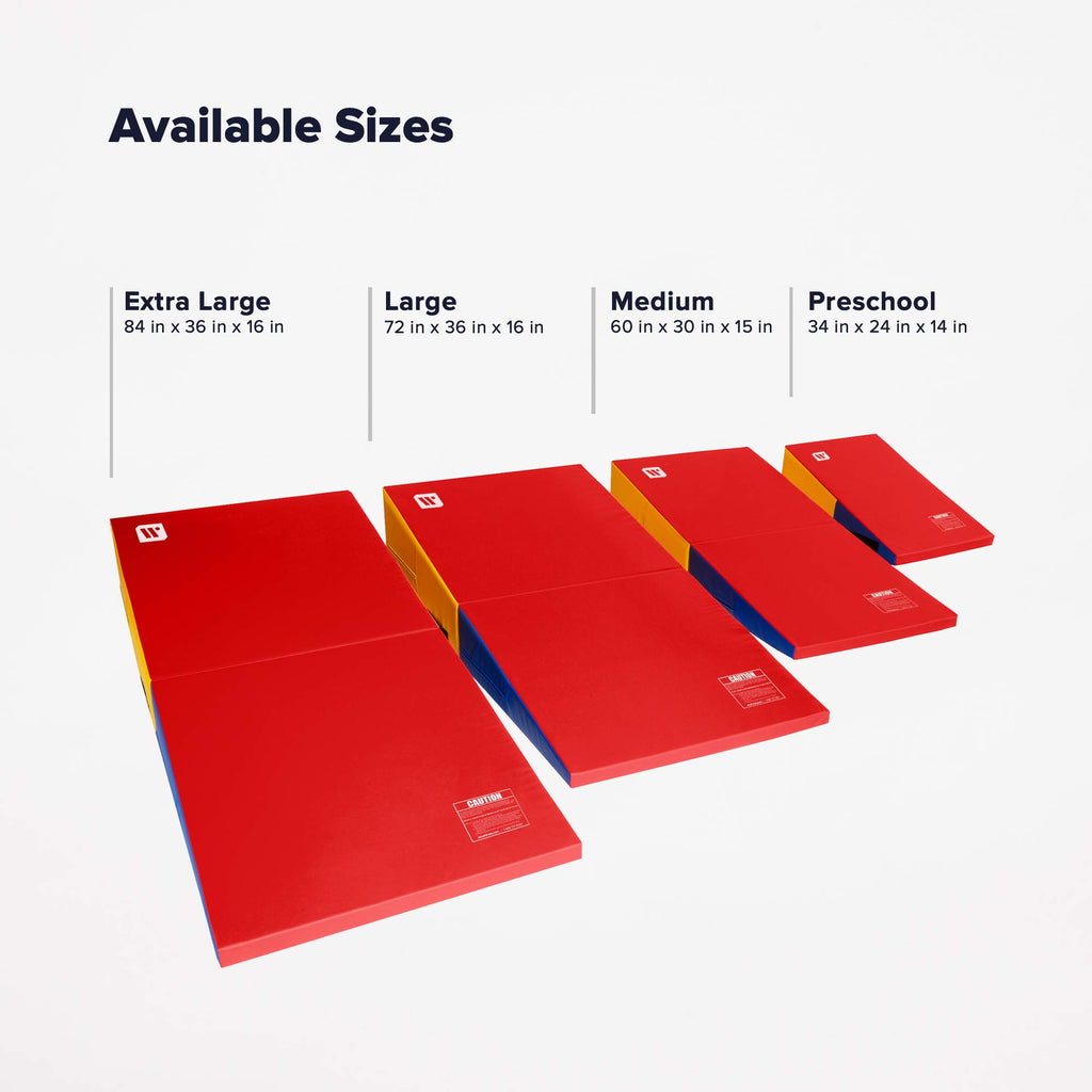 We Sell Mats Preschool Gymnastics Incline Mat, Cheese Wedge Skill Shape, Tumbling Mat For Gymnastics Training, Cheerleading And