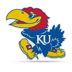 Kansas Jayhawks Pennant Shape Cut Logo Design