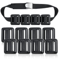 Tellegloww 8 Pcs 2.2 lb Dive Weights for Scuba Diving Weight Belt Coated Dive Weights Nylon Scuba Belt with Metal Quick Release 