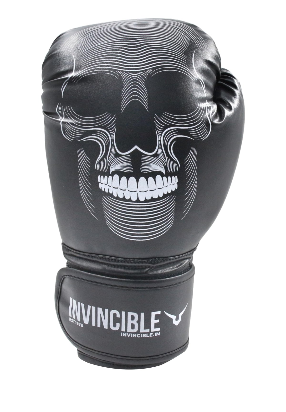 Invincible Skull Boxing Gloves | Beginner Boxing Gloves for Training & Practice | Fitness Workout Gloves for Men & Women