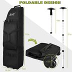 Wolt  Golf Travel Bag With Anti-Impact Support System - Soft Padded Golf Travel Case For Airlines, 900D Heavy Duty Oxford Fabric