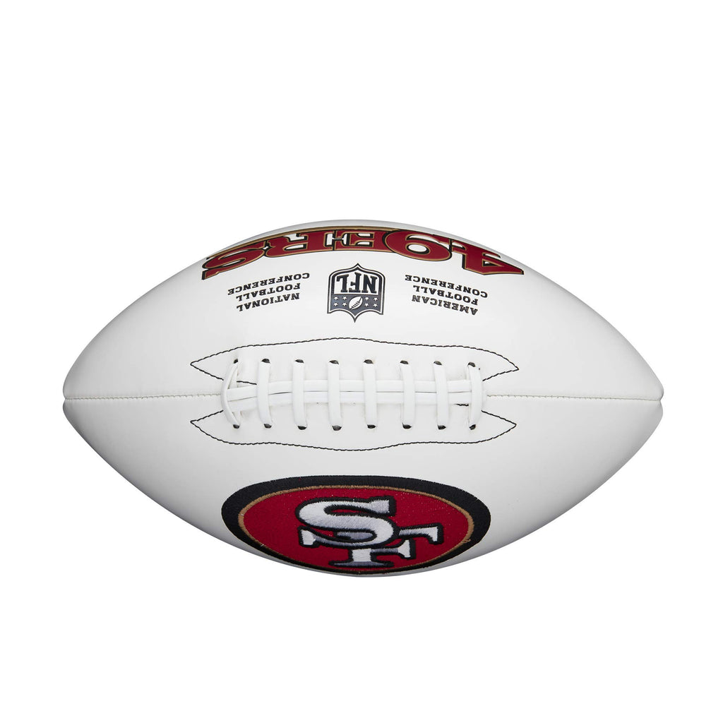 Wilson Nfl Live Signature Autograph Football - Official Size, San Francisco 49Ers