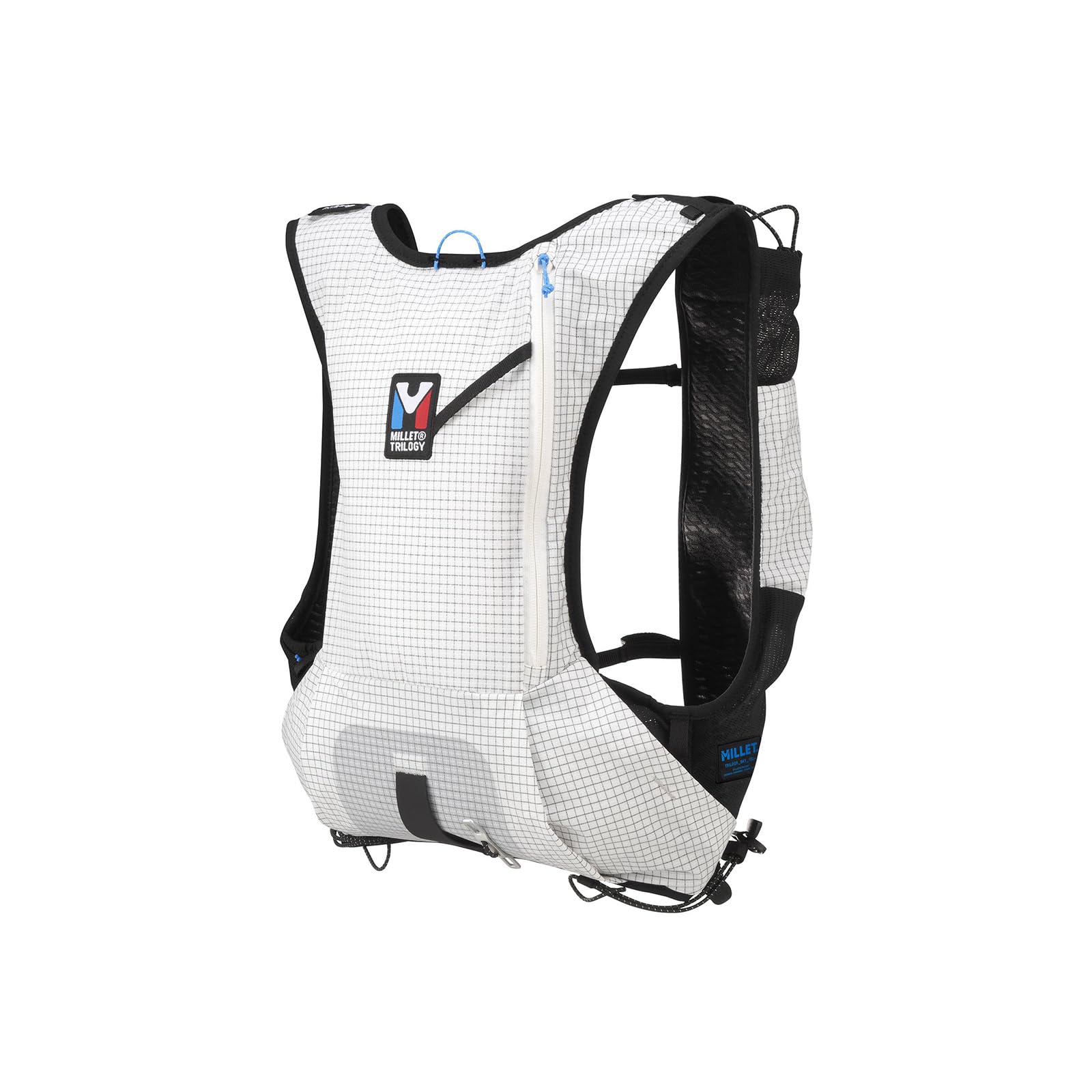 Millet Trail Running Zack Trilogy Sky Vest, New Logo_White - Blanc XL [Back Length = 18.1 inches (46 cm)], XL[???=46cm]