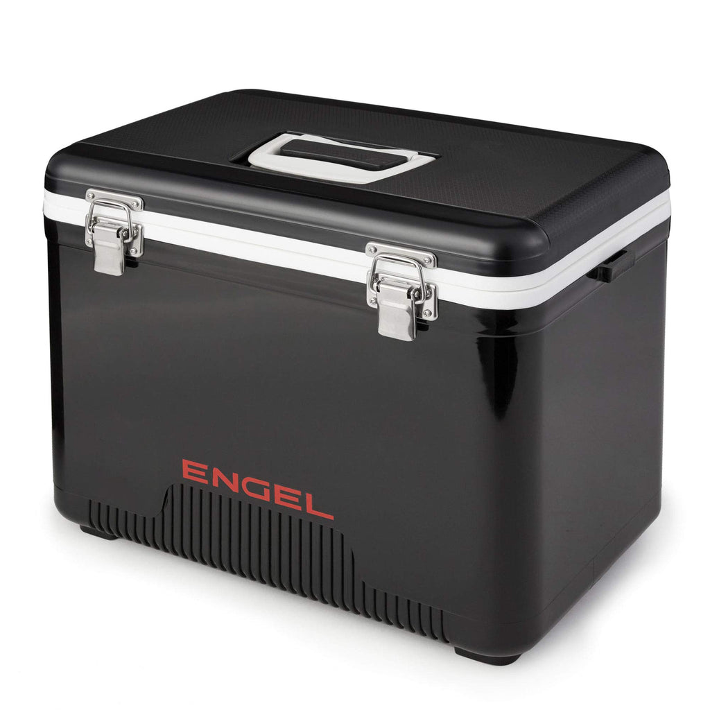 Engel UC13 13 Quart Leak-Proof, Air Tight, Drybox Cooler and Small Hard Shell Lunchbox for Men and Women in Black