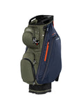 Sun Mountain Mens C100 Lightweight Cart Golf Bag, 14-Way Top, 2026 Model - Black Olive Inferno