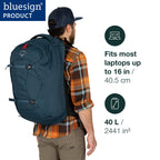 Osprey Farpoint 40L Mens Travel Backpack, Black, One Size