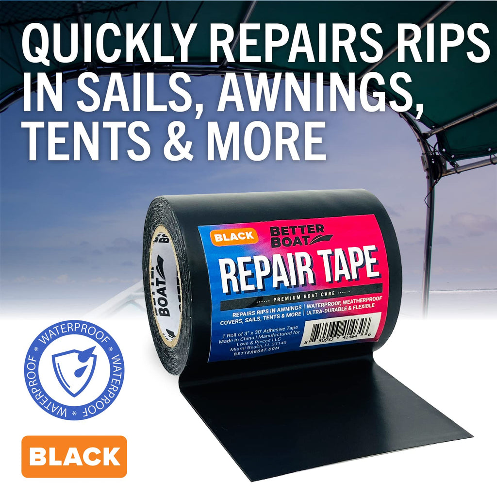 Repair Tape Fabric Repair Boat Covers Canvas Tent Repair Tape Pop Up Camper Rv Awning Repair Tape Tarp Canopy Tear & Vinyl Water