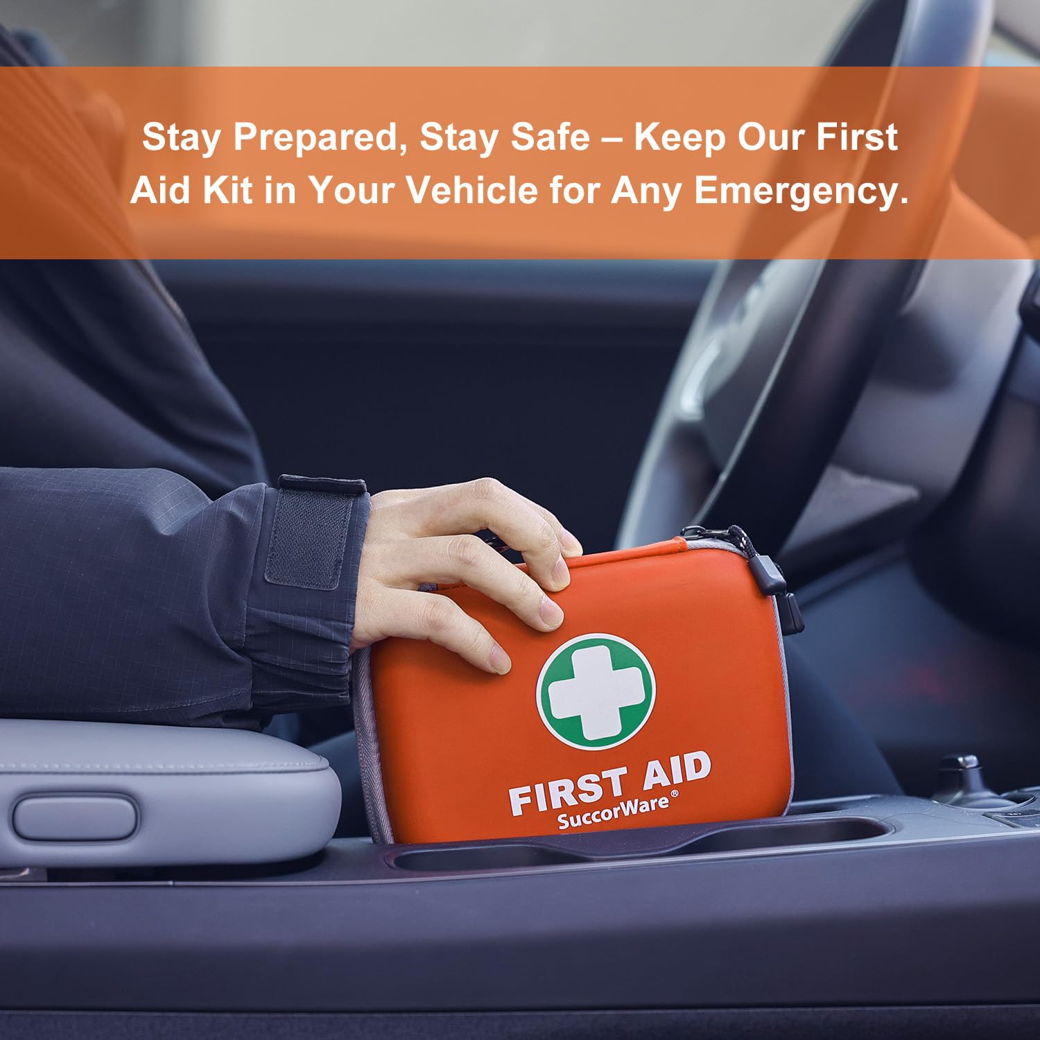 Succorware 150 Pieces Mini First Aid Kit - Small Medical Kit With Hard Shell - Emergency First Aid Kit For Car, Travel, Home, Ou