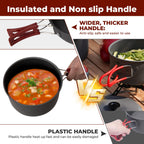 Bulin Camping Cookware Mess Kit, Nonstick Backpacking Cooking Set, Outdoor Cook Gear For Family Hiking, Picnic Lightweight Cookw