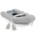 CO-Z 7.5ft Inflatable Dinghy Boat for 2 Adults, 660lb Capacity Heavy-Duty PVC Raft with Aluminum Floor & Oars, Motor Mount, Port