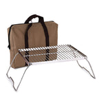 Yopay Folding Campfire Grill With Legs Carrying Bag, 304 Stainless Steel Grate Barbeque Grill, Heavy Duty Portable Camping Grill