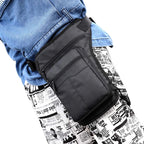 Motorcycle Drop Leg Bag Nylon Waist Pack For Men Women Crossbody Shoulder Fanny Bag Bike Riding Cycling Travel Outdoor Sports Hu