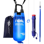 Membrane Solutions Gravity Water Filter 1 Gallon, Nsf/Ansi 42&372&401 Certified, 0.1M Versatile Water Purifier Camping With Adju
