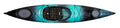 Perception Kayaks Carolina 12 | Sit Inside Touring Kayak | Large Front and Rear Storage | 12 | Dapper
