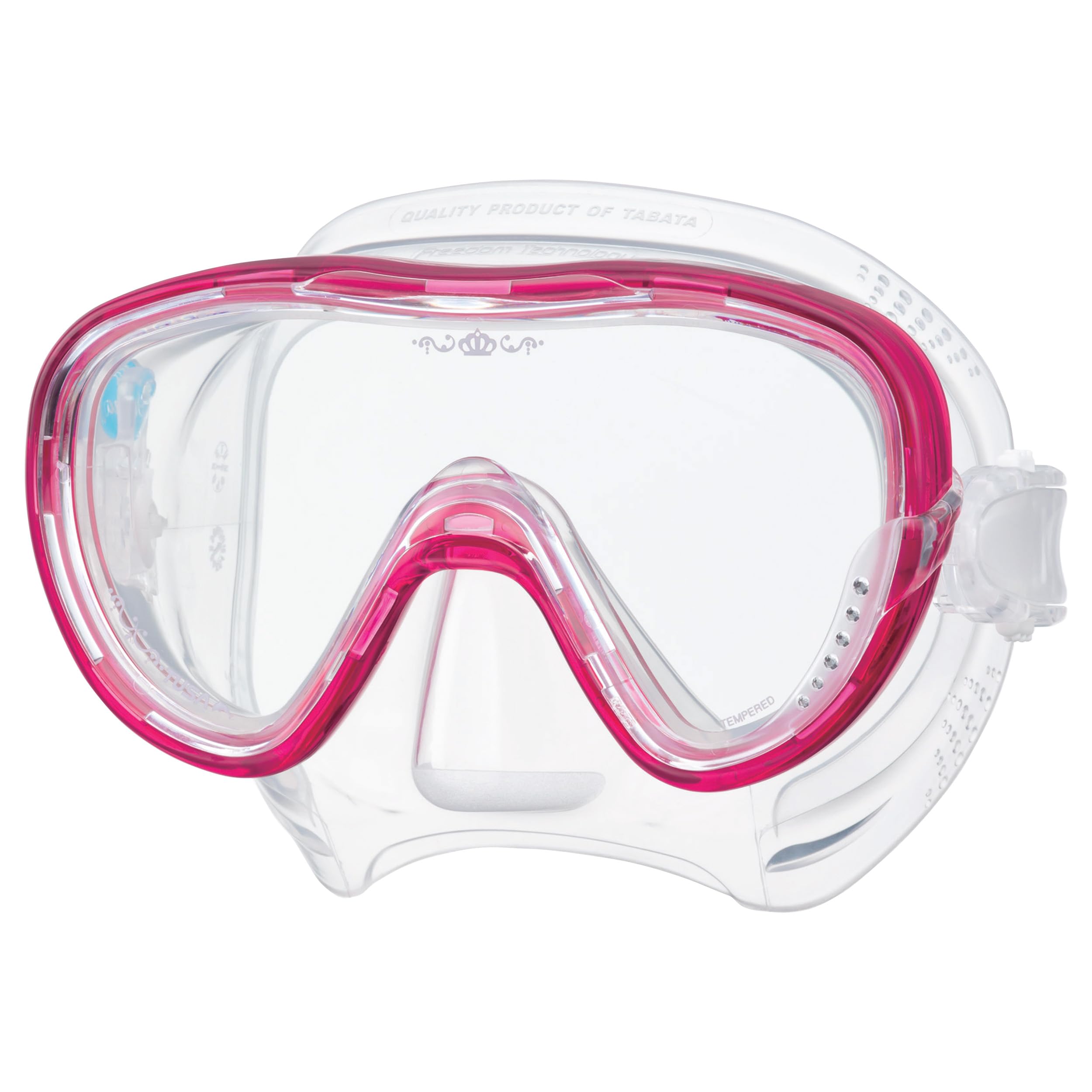 TUSA M-1002 Freedom Tina Scuba Diving Mask, Bougainvillea Pink