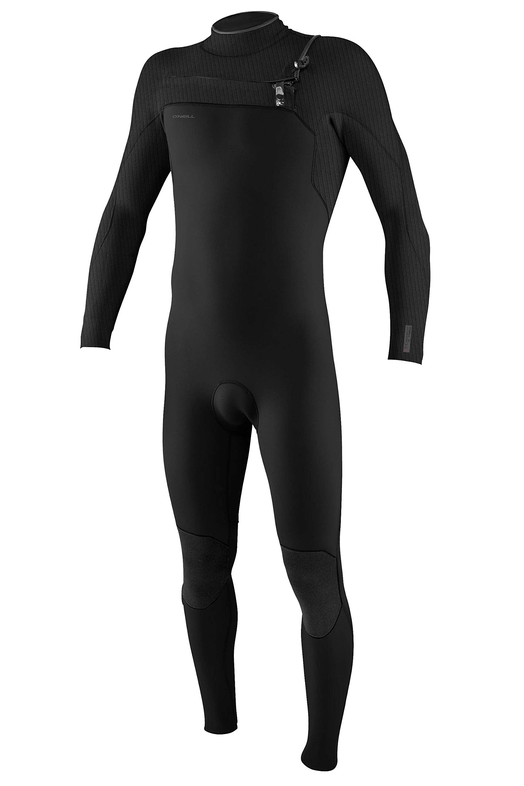 O Neill Hyperfreak 3/2+mm Chest Zip Fullsuit A00-Black-Black XL