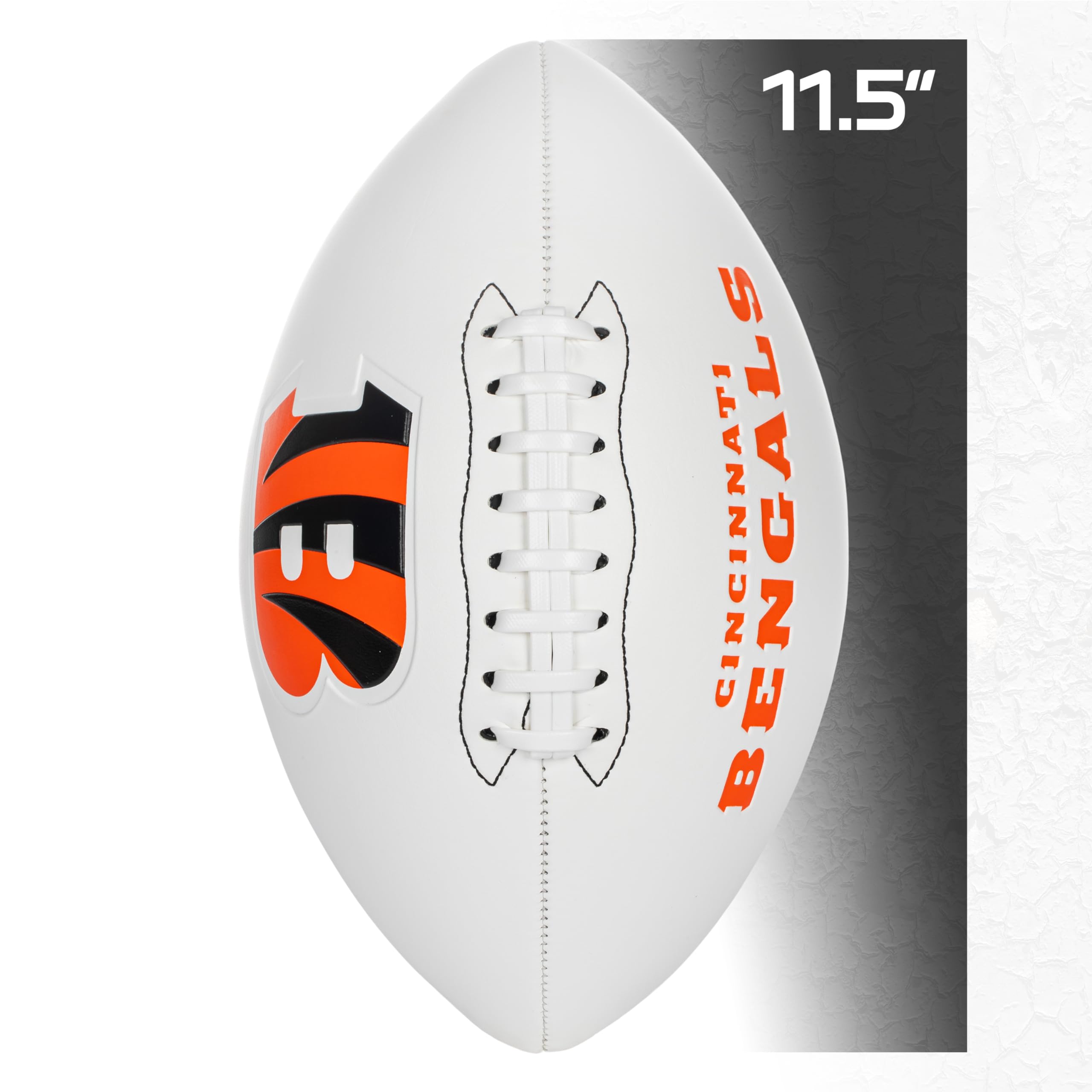 Franklin Sports Nfl Cincinnati Bengals Autograph Football - Official Size White Panel Souvenir Football For Autographs + Signatu