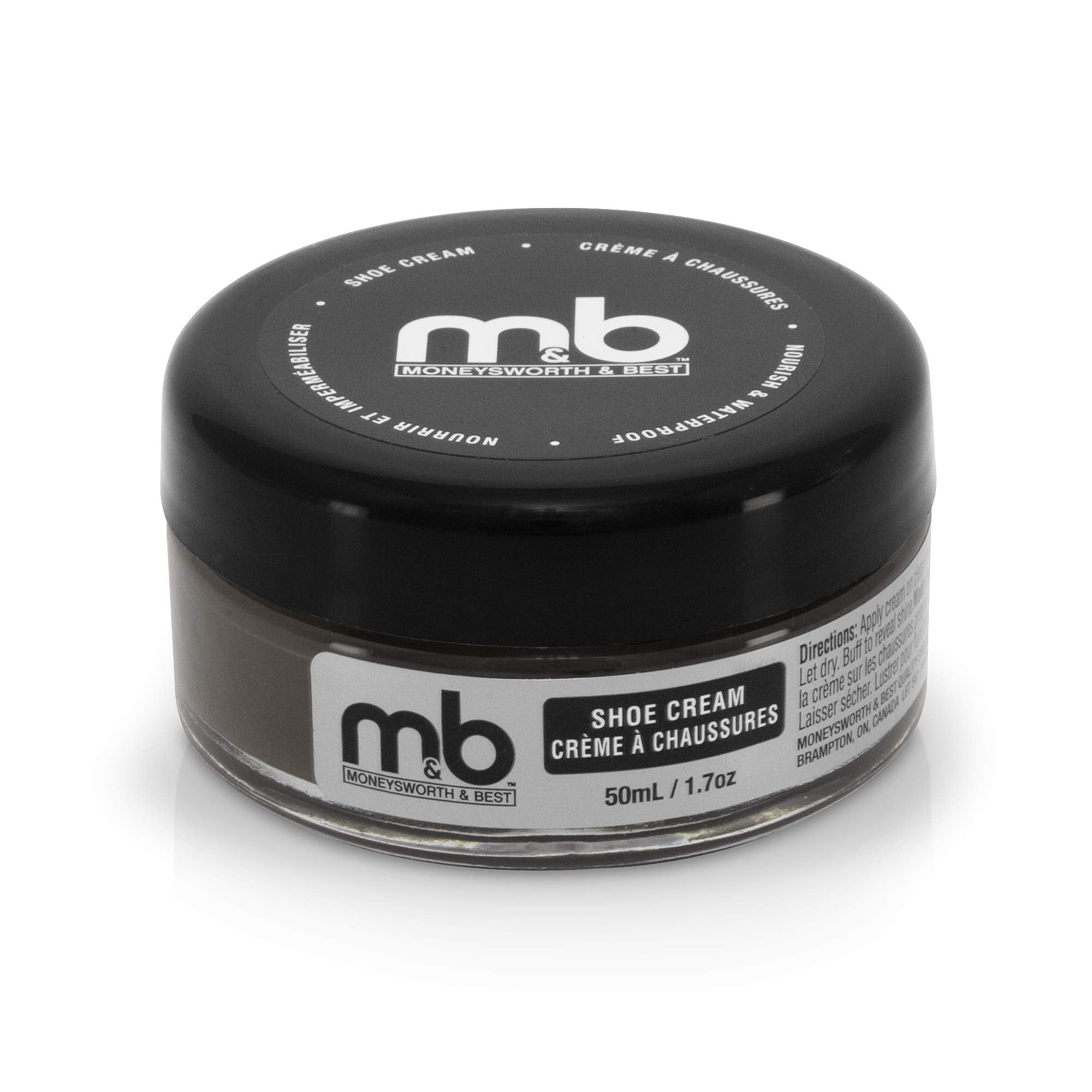 Moneysworth  Best Shoe Cream, Charcoal Grey