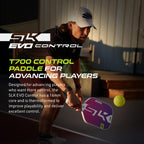 Selkirk Sport Slk Evo Control Max Pickleball Paddle | G8 Power Carbon Fiber Pickleball Paddle Face With Spinflex Surface And Rev