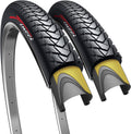 Fincci Pair 700X35C Tire 37-622 Foldable 60 Tpi City Commuter Tires With Nylon Protection For Cycle Road Mountain Mtb Hybrid Tou