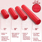 Yes4All Soft-Density Round Pe Foam Roller 12/18/ 24/36 Inch For Deep Tissue, Muscle Massage, Back, Legs