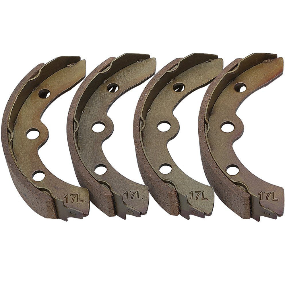 10L0L Set Of 4 Golf Cart Brake Shoes For Club Car Ds G&E 1981-1994 1011463