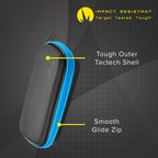 Casemaster Warden Dart Case, Blue Zipper
