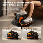 Under Desk Elliptical Machine,Electric Ellipse Leg Exerciser As See On Tv With Remote Control,12 Level Speeds Seated Pedal Exerc