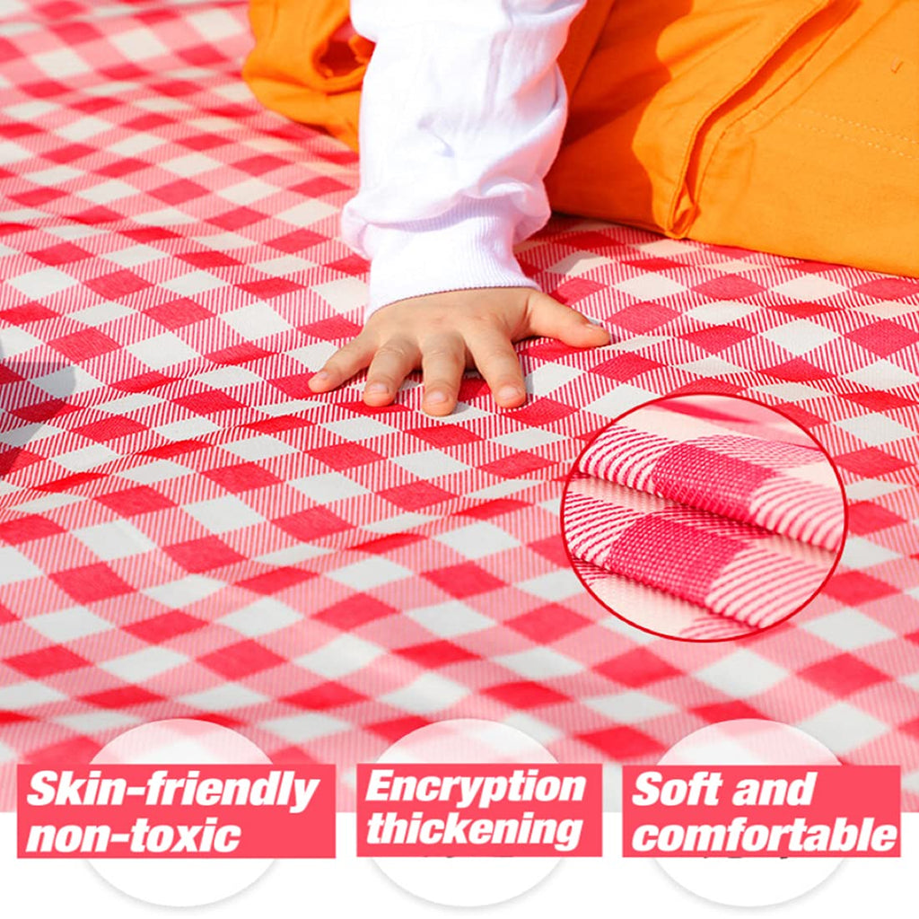 Outdoor Picnic Blanket, Xl Foldable Waterproof Sand Beach Mat , In Large 80X60In And Extra Large 80X80Infor Beach Camping Hiking