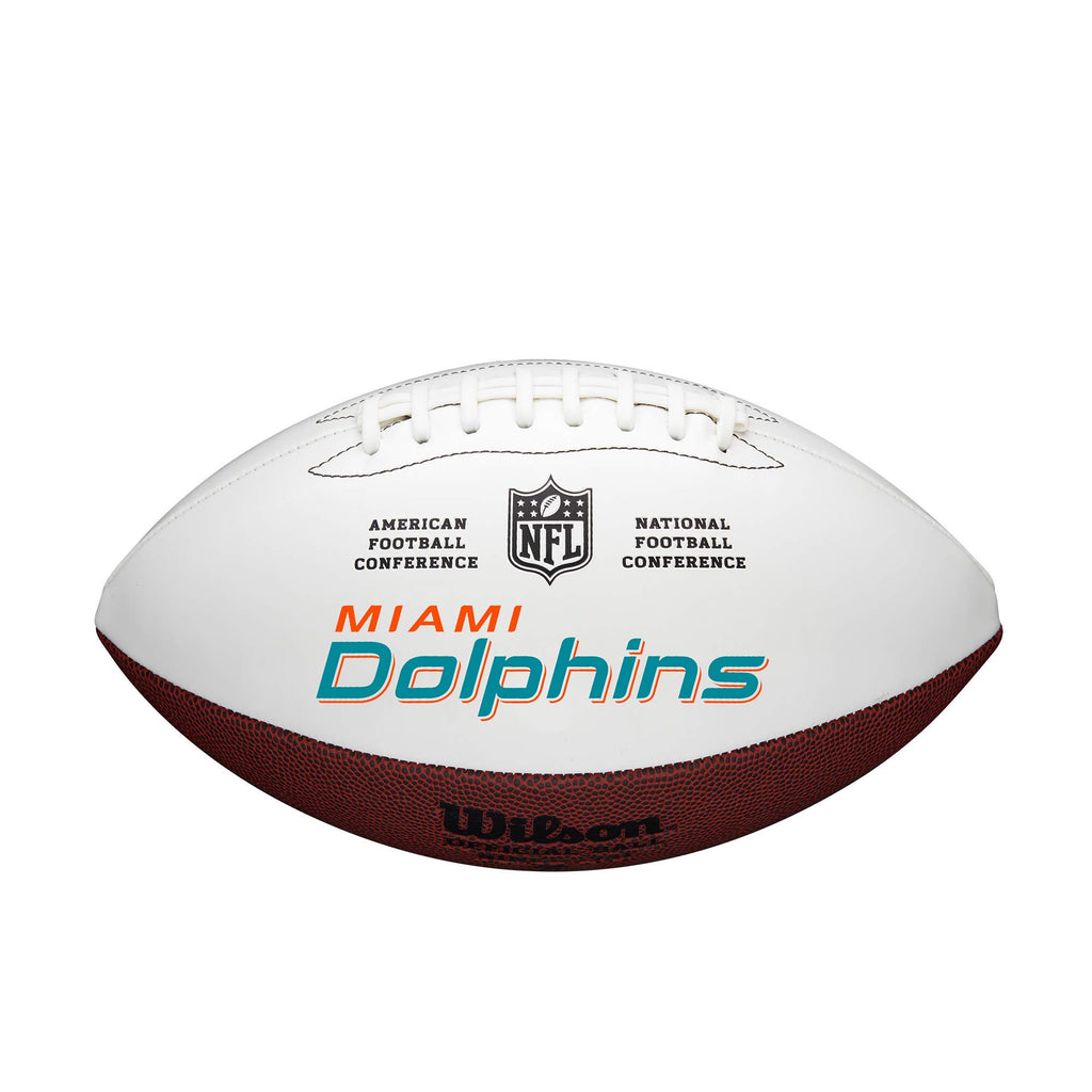Wilson Nfl Live Team Autograph Football, Miami Dolphins