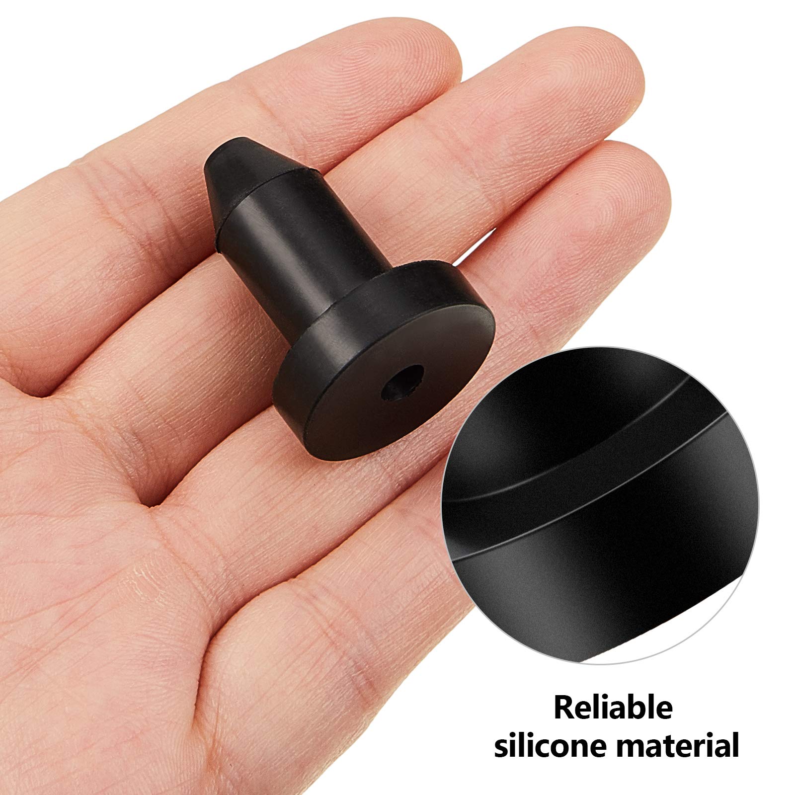 Skylety 8 Pieces Kayak Drain Plug Silicone Scupper Plugs Drain Holes Stopper Bung For Most Fishing Boats Kayak