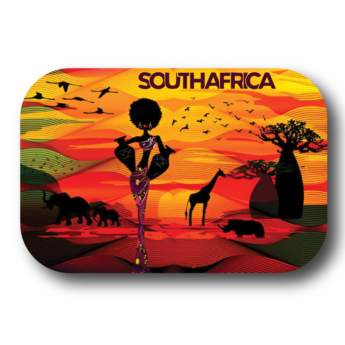 ISEE 360 South Africa Fridge Magnet for Home Kitchen Office Door Refrigerator Door Decoration Travel Souvenir Gift L X H 3 X 2 I