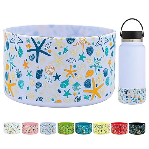 Heyskay Protective Flask Silicone Boot Cover Base 32Oz 40Oz For Hydro Flask Water Bottle Accessories Yeti,Takeya,Mira, Iron Flas