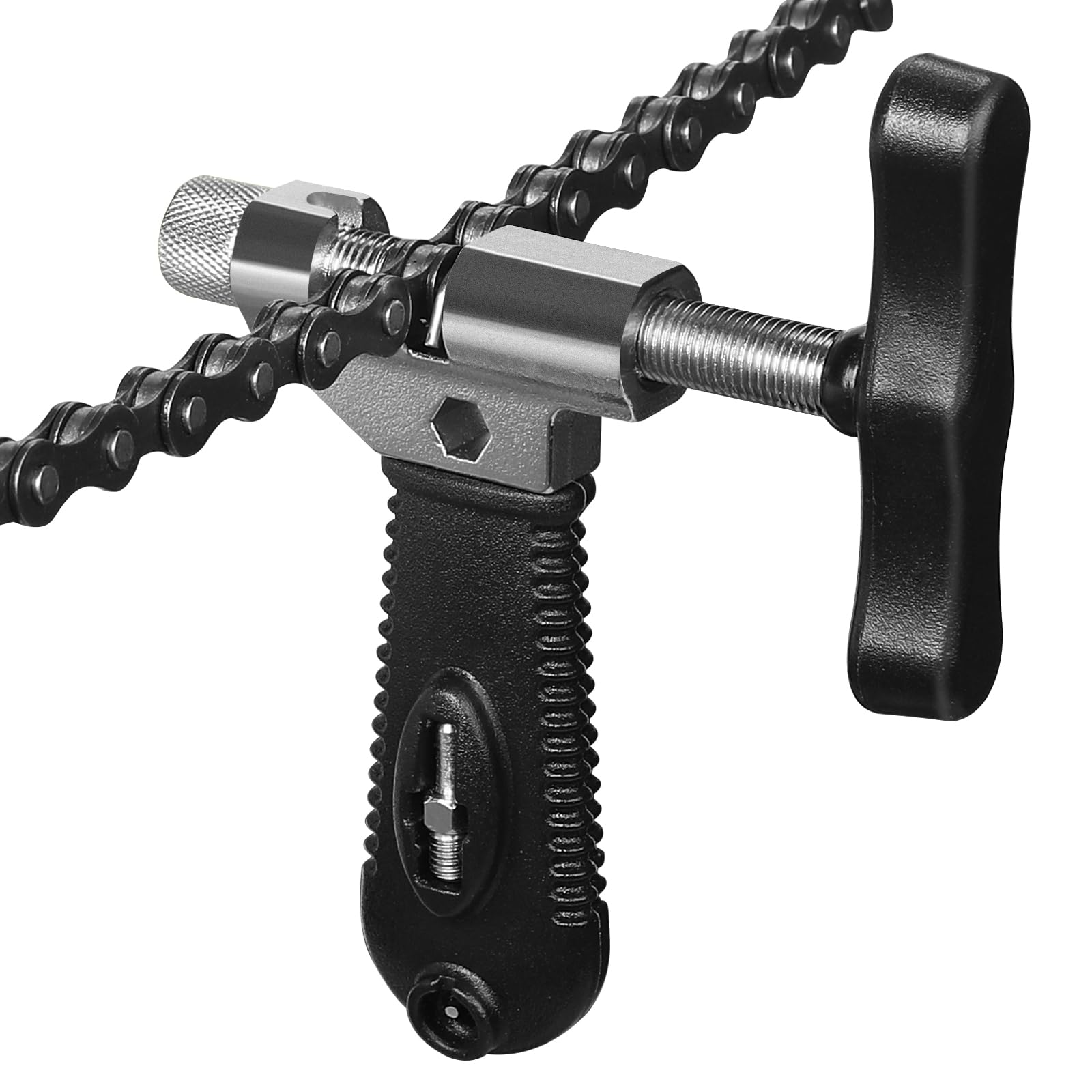 A AKRAF Upgrade Bike Chain Splitter with Chain Hook, Bicycle Chain Cutter Breaker Tool, Remove and Install Chain 7, 8, 9, 10 and