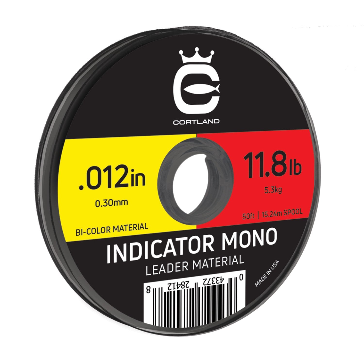 Cortland Indicator Mono (Yellow/Red.012 / 11.8 LB)