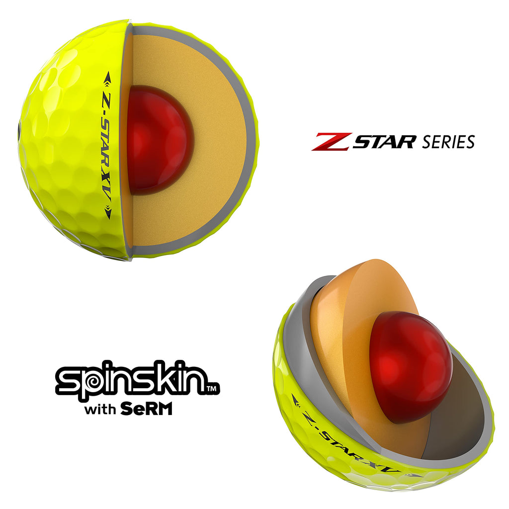 Srixon Ball:Z-Star Xv7 Tyl (12), Yellow, One Size (10311207)
