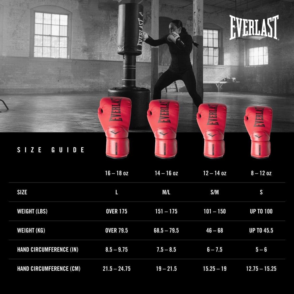 Everlast Guanti Da Allenamento Unisex Pro Styling Elite Rosso Fiamma 12Oz