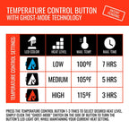 Actionheat 5V Battery Heated Hand Warmer Muff - Built-In Heating Panel, Adjustable Strap, 3 Heat Settings