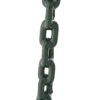 Gorilla Playsets 04-0006-G/G 17'' Trapeze Bar Assembly With Rings - Green Bar, Rings, 36.5'' Plastisol Coated Chains